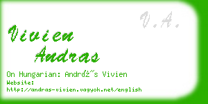 vivien andras business card